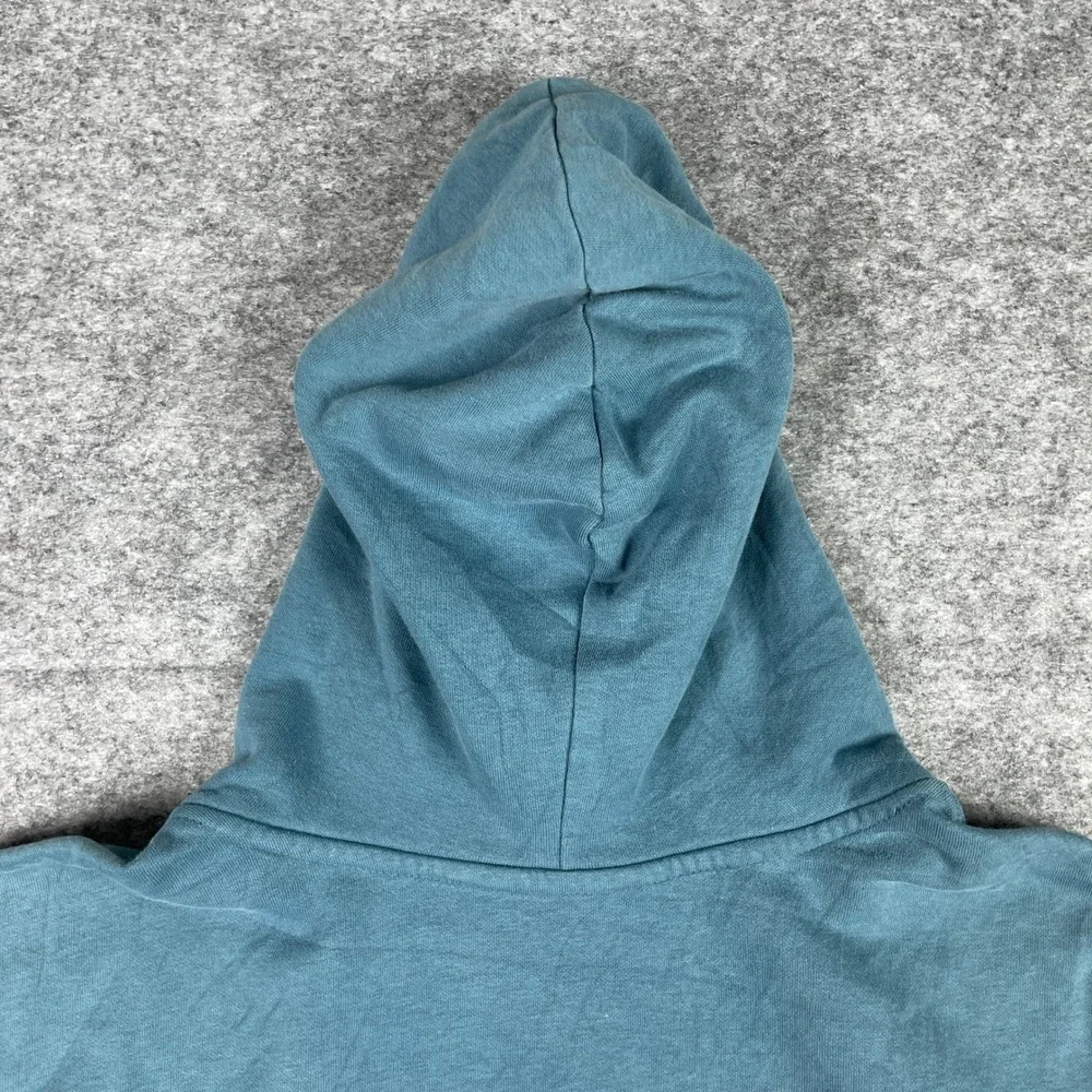 The North Face Hoodie Mens Large Blue Half Dome Pullover Fleece Sweatshirt